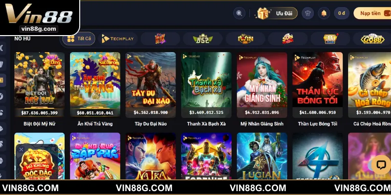 Khám phá ưu điểm nổi bật mà nổ hũ VIN88 mang đến