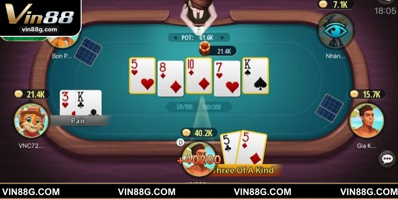 Toàn bộ quy trình diễn ra ván bài tá lả