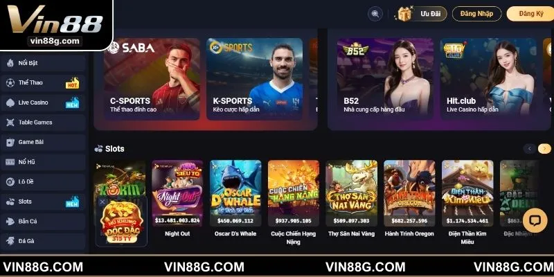 Tổng hợp các danh mục sản phẩm nên trải nghiệm tại VIN88